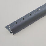 Brushed Iron Grey Single Edge